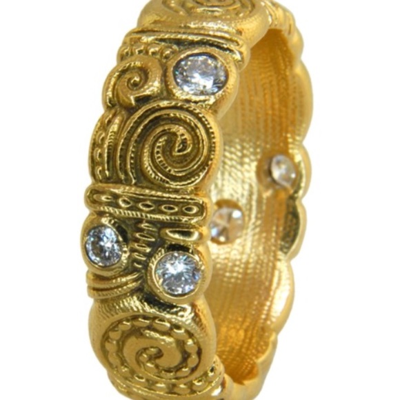 Alex Sepkus 18k Gold and Diamond Nautilus Band - Picture 4 of 6
